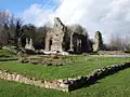 Monastic garden at Haverfordwest priory