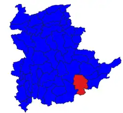 Location of Mong Hsat District