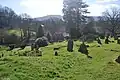 View towards the chapel from halfway up the hill