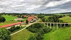 The village and bridge