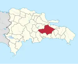 Location of the Monte Plata Province