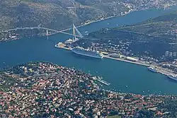 Aerial view of neighbourhood of Gruž