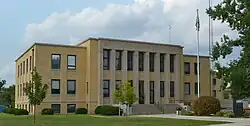 The Montgomery County Courthouse in Montgomery City