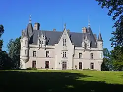 The chateau of Montreuil-sur-Loir