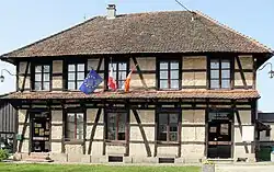 The town hall in Montreux-Jeune