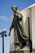 Bronze statue symbolizing the Popular Resistance (1830-1954)