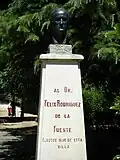 Félix Rodríguez de la Fuente monument in his hometown of Poza de la Sal, province of Burgos