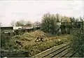 The truck sidings are now out of use and derelict.