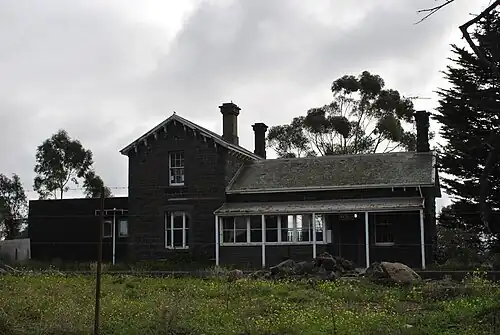 The former railway station