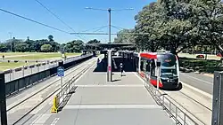 Light rail stop