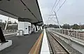 Eastbound view from Platform 1, July 2024