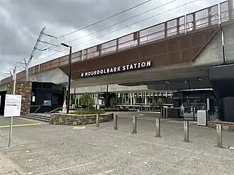 Mooroolbark Station in April 2023
