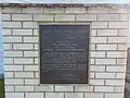 The plaque at Moose Creek United Church and Cemetery