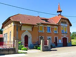 The town hall in Moranville
