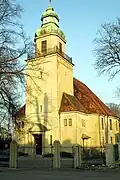 Former Protestant church, now the Catholic parish church.