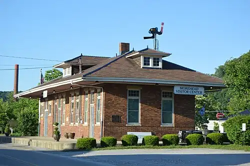 Morehead C&O passenger depot (now visitor center)