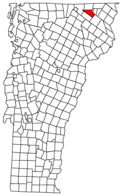 Located in Orleans County, Vermont