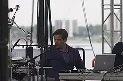 Moritz von Oswald performing live in 2010