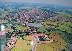 Morrinhos from above