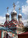 Kokoschniks on the Church of Saint Gregory of Neocaesarea in Polyanka