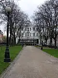 Former hotel at Petrovsky Gates