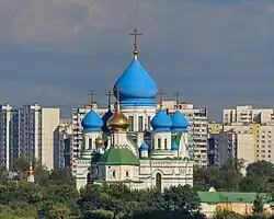 Remote view of the monastery