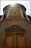 The main entrance