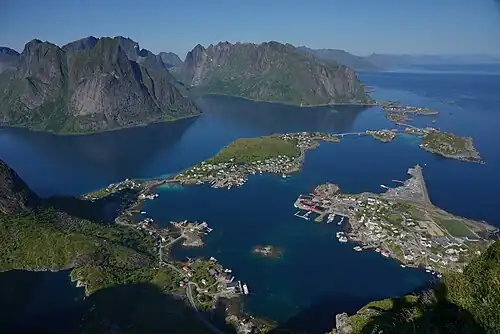 Reine seen from Reinebringen