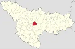 Location in Timiș County
