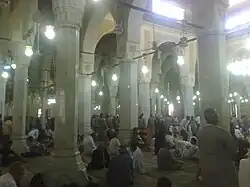 shows lighting in mosques showing the light as not harsh