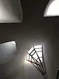 Skylights in the interior of the mosque