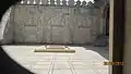Courtyard of the mosque, containing a recessed pool