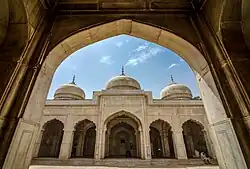 Moti Masjid located within the Lahore Fort