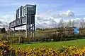 Gantry in the United Kingdom, with access for maintenance