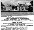 Mottram Hall sale advertisement in 1922