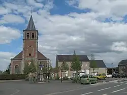 Mouchin, church