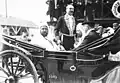 Abd al-Hafid with Abdelqader Ben Ghabrit in Marseille after his abdication 1912