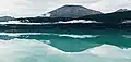 East aspect of Mount Adair reflected in Kenai Lake