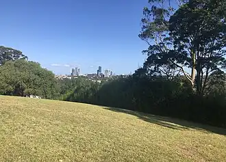 Mount Dorothy, on the southern boundary of Constitution Hill, was a location involved with the Castle Hill convict rebellion, and features views to Parramatta and Sydney CBD.