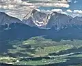 West aspect of Mount Galatea viewed from Tent Ridge