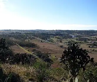 Looking towards Drayton from Mount Peel