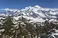 Haydon Peak in front of Mount St. Elias