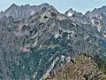South aspect of Mt. Steel, centered (West Peak directly behind)