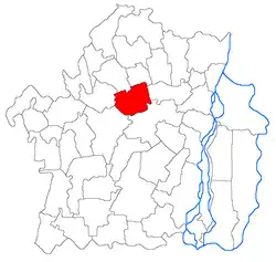 Location in Brăila County