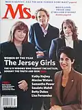 9/11 damaged popular culture in the early 2000s. It caused greater sensitivity in media imagery. Following its use in radio and TV broadcasts after the event, Enya's Only Time became a commercial hit; and pictured above is a Ms. magazine cover showcasing "9/11 widows".