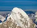 Aerial view of west aspect of summit