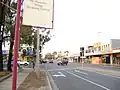 Mount Waverley Village Shopping Centre, looking north along Stephensons Road