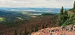 Fraser Lake from Mount Fraser