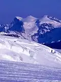 Mount Lyell 1, 2 & 3 from the Columbia Icefield