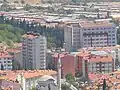 Buildings in the new part of the city.